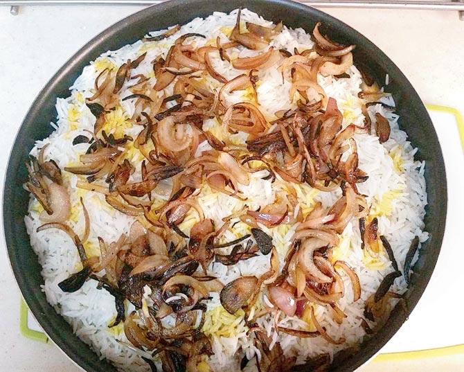 Gosht biryani