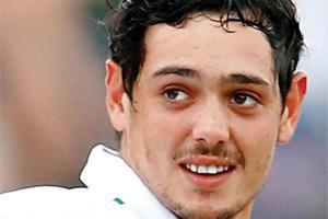 Quinton de Kock fined for breaching ICC code of conduct