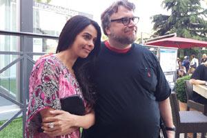 Mallika Sherawat meets Oscar-winning Mexican Filmmaker Guillermo del Toro