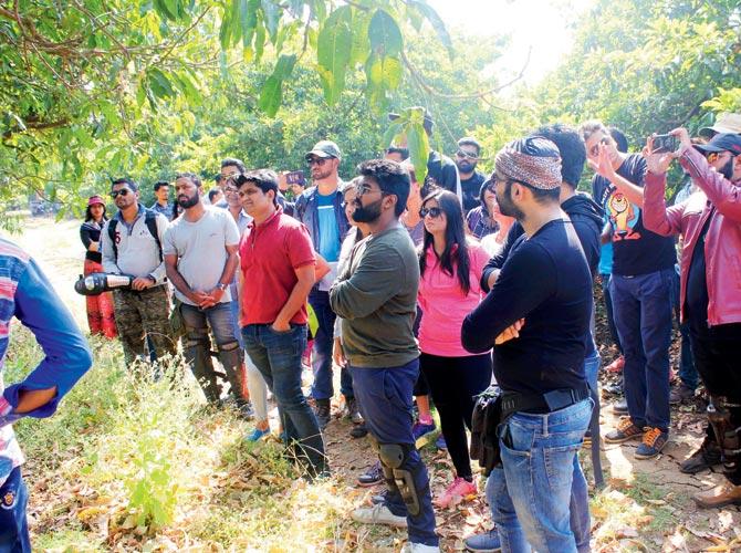 Visitors from the February trip