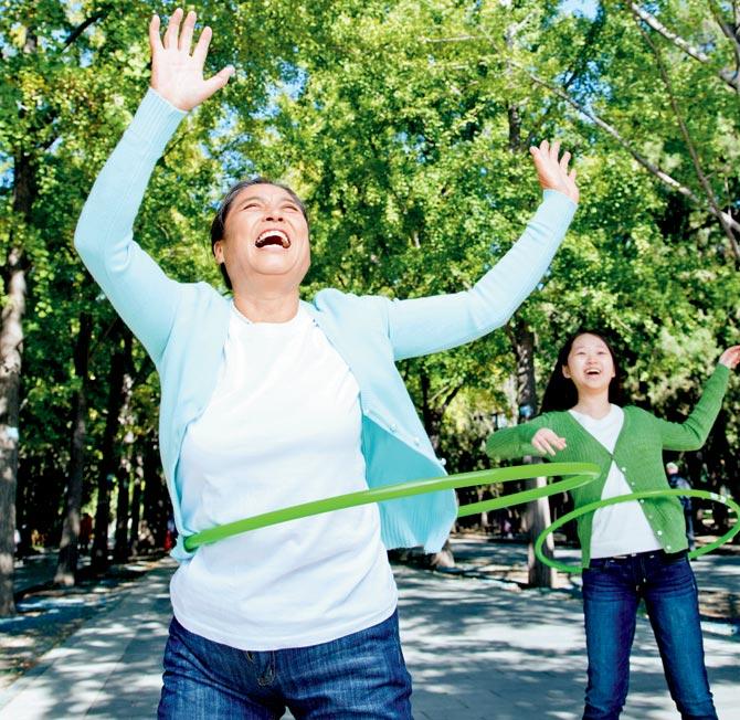 To an onlooker, it seems as though the body is swaying circularly when in fact the movement is almost imperceptible. Representation pic