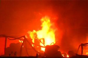 Watch now! Explosion and fire at a chemical factory in Palghar