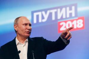 Vladimir Putin storms to landslide election win in Russian Presidential election