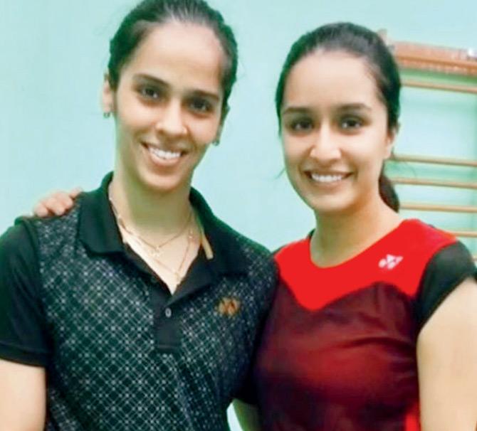 Saina Nehwal and Shraddha Kapoor