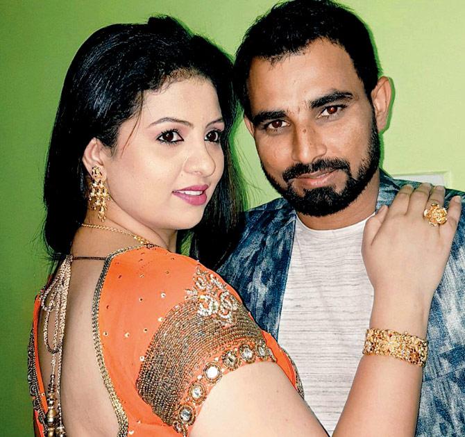 Mohammed Shami with ex-wife Hasin Jahan