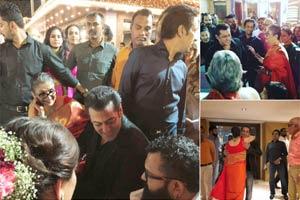 Salman Khan attends Shweta Kaushik and Vinay Venkatesh's wedding