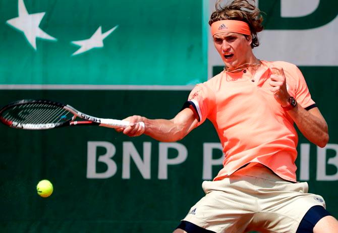 Alexander Zverev. Pic/AFP