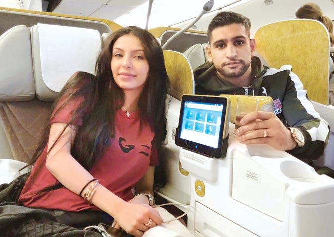 Amir Khan and Faryal Makhdoom