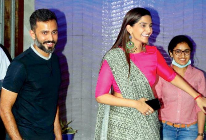 Anand Ahuja and Sonam Kapoor