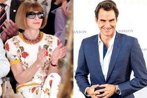 Vogue editor Anna Wintour wants Roger Federer to join the glamour world