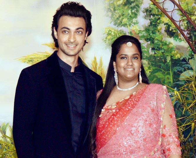 Aayush Sharma and Arpita Khan