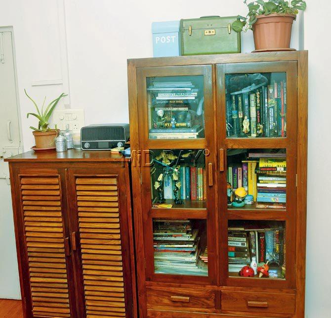 Armoire from Oshiwara and second-hand chest from Chor Bazaar