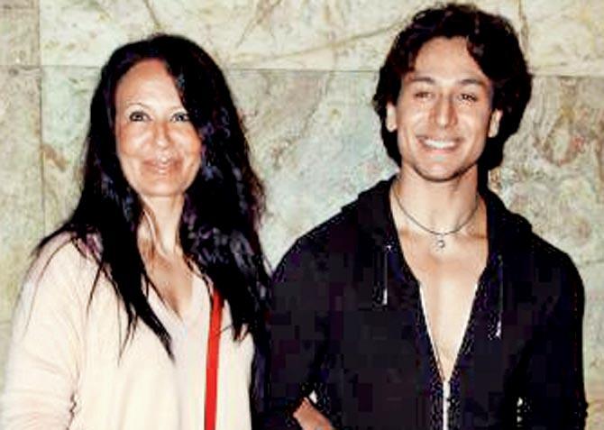 Ayesha Shroff with son Tiger