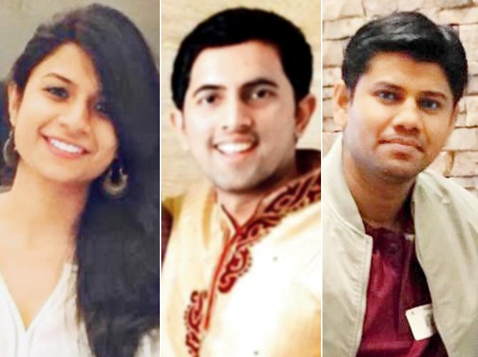 (From left) Dr Shalmali Dharmadhikari, Dr Jalbaji More and Dr Atish Parikh, who were assaulted