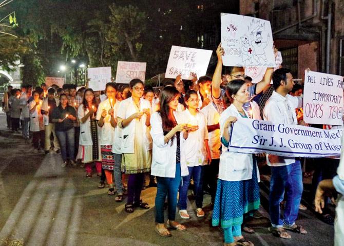 Doctors on strike