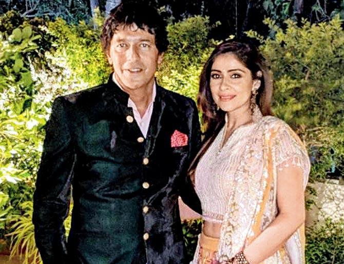 Chunky Pandey and Bhavna Pandey
