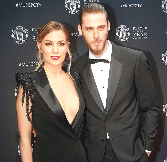 David de Gea with Edurne Garcia