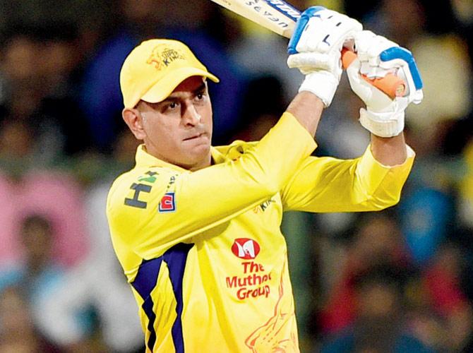 Chennai skipper MS Dhoni has scored 413 runs in 12 matches in T20 2018. Pic/PTI