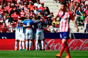 Espanyol stun Atletico Madrid 2-0 in La Liga