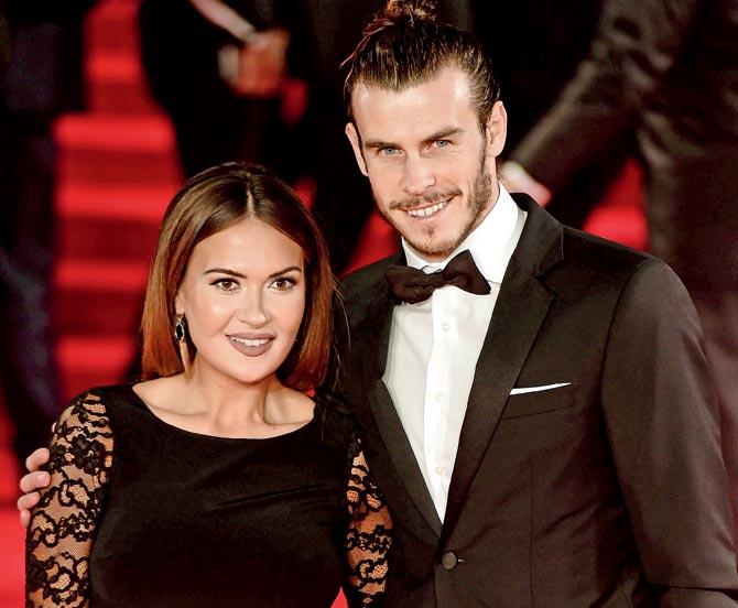 Gareth Bale and Emma Rhys-Jones 