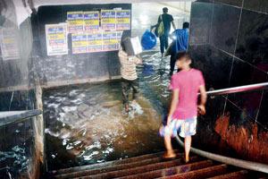 Mumbai: Hidden seepage floods brand new Kurla subway, leaves BMC clueless