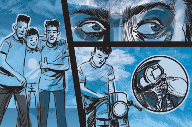 When they found a bike parked in a secluded spot, the minor boys would first try to start it with a duplicate key