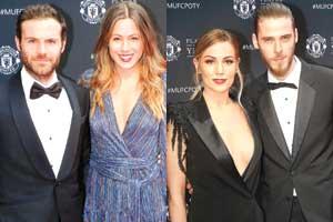 Manchester United stars and their wives and girlfriends sizzle on the red carpet