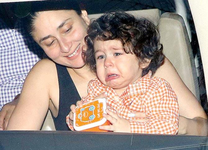 Kareena Kapoor with son Taimur