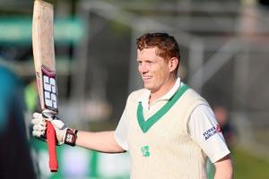 Kevin O'Brien scores first Test ton for Ireland 