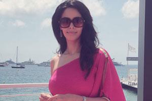 Cannes 2018: Mallika Sherawat sizzles in an off-shoulder pink dress