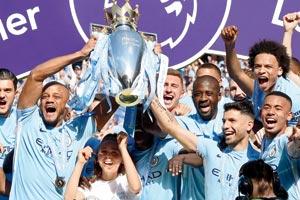 EPL: Manchester City lift title after draw vs Huddersfield