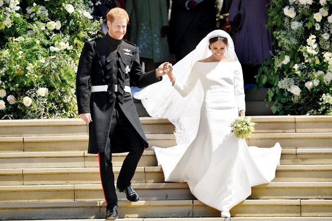 Prince Harry and Meghan Markle. Pics/Getty images/AFP