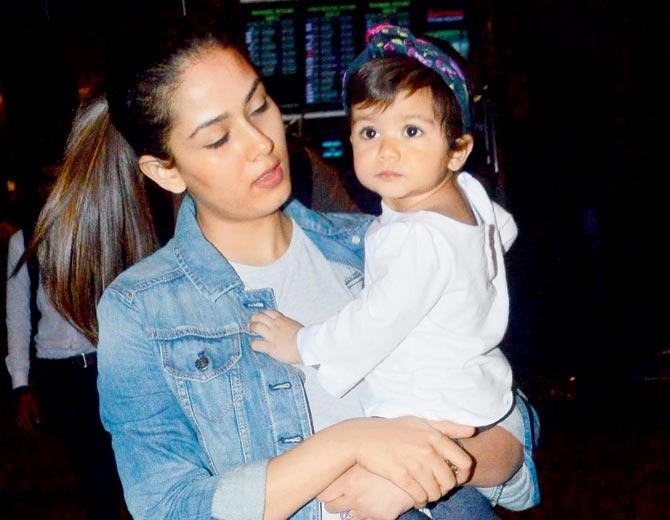 Mira Rajput Kapoor with daughter Misha
