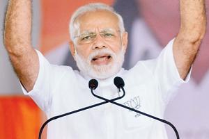 PM Narendra Modi equates 'Congress' 'C' with Corruption's 'C'