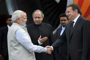 Prime Minister Narendra Modi arrives in Russia for informal summit 