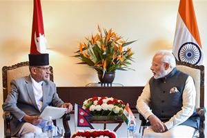 Narendra Modi accorded guard of honour, meets Nepali Foreign Minister