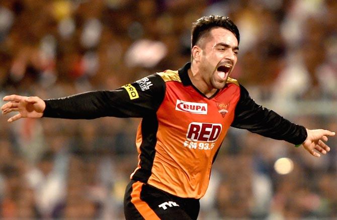Rashid Khan. Pic/PTI