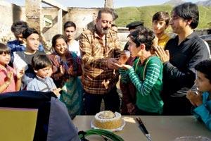 Sanjay Dutt celebrates child actor's birthday on sets of Torbaaz in Kyrgyztan