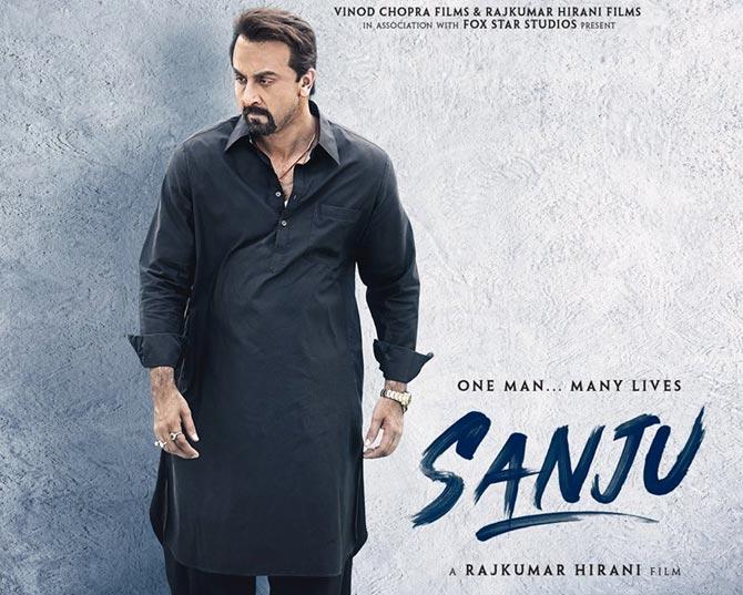 Ranbir Kapoor in Sanju poster