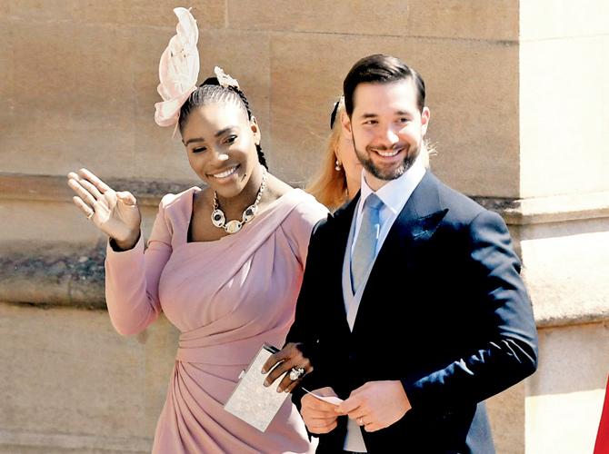Serena williams and Alexis Ohanian