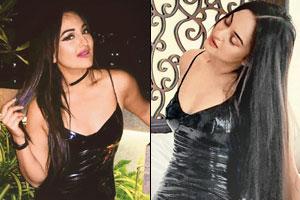 Is Sonakshi Sinha's latex dress the same one she wore at Karan Johar's bash?