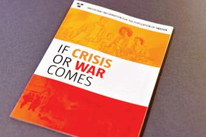 Sweden to distribute brochure in case of crisis or war