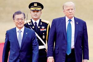 Donald Trump-Kim Jong Un summit in play as Moon visits White House