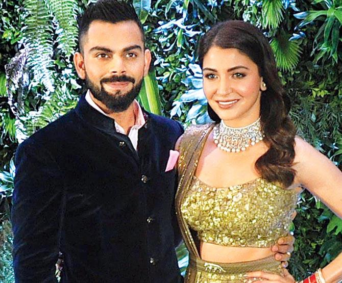 Virat Kohli and Anushka Sharma