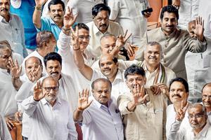 Karnataka Chief Minister wins trust vote, BJP walks out