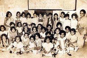 Aishwarya Rai Bachchan posts school photograph. Can you spot her?