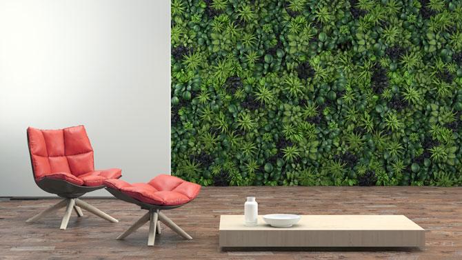 Play with colours, greenery on walls for cool environs