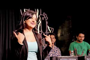 Comedienne Kaneez Surka hosts three popular guests in her game show