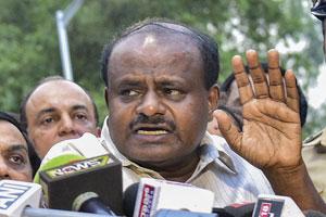 Kumaraswamy accuses BJP of offering Rs 100 crore to JD-S MLAs