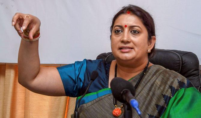 Smriti Irani: Whoever from BJP contests from Amethi will win